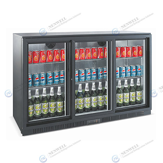 sliding door bottle chiller